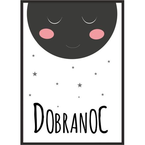 Póster con marco A4 cm Buenas noches PD105 (1/5)