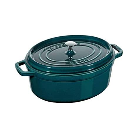 Staub Cocotte en fonte émaillée bleu 5,5 litres (1/5)