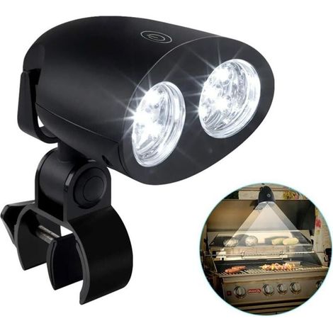 10 lampes LED pour barbecue, boutons tactiles sensibles, résistantes aux hautes températures, étanches, adaptées aux barbecues en extérieur. (1/4)