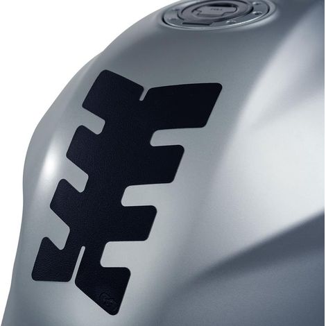 Protezione per serbatoio Oxford Scarab in gel, adesivo piatto LOW per serbatoio, colore nero