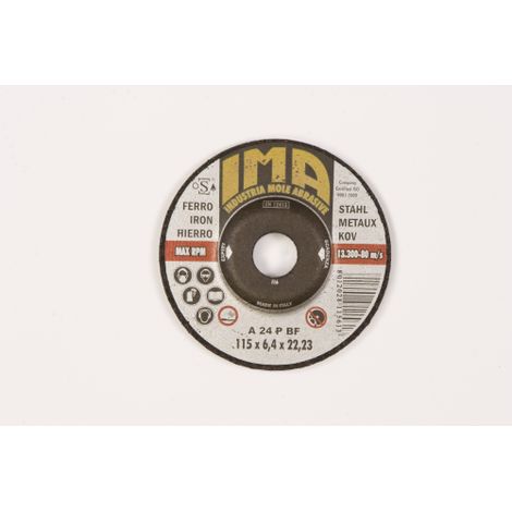 Ima mini disque pour fer mA tal acier Meule abrasive flexible 115x6,4 mm