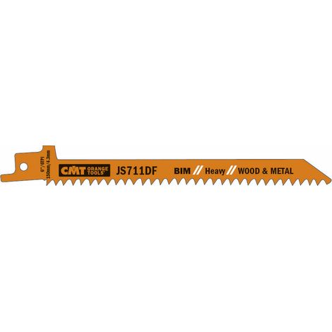 JS711DF-5 5 Sageblatter Von Sage A Metalle Fur Holz/Metall BIM 150 x 4,3 x 6 TPI (SS/Fraser) COURBEES (1/4)
