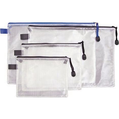 Reißverschlusstasche DIN A6 PVC schwarz DIN A6 PVC schwarz (1/2)