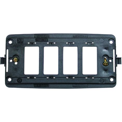 Supporto per placche 4 posti - Compatibile e resistente - 4 pz - MARLANVIL