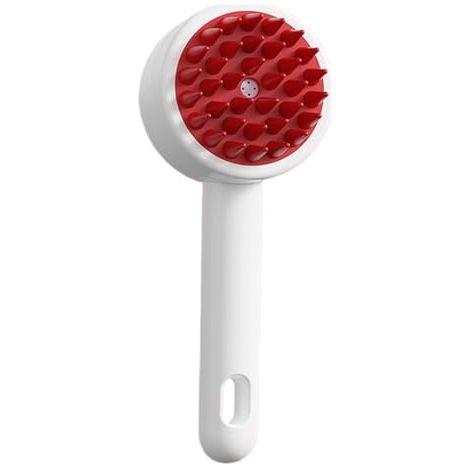 Brosse à shampoing pour chien, soin du bain des chiots, outil contre la perte de poils Peigne de toilettage avec fonction spray pour chiens, chats, chiots et chatons, pour le toilettage sous la douch