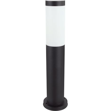 Borne de jardin moderne noire 45 cm ronde 1xE27 20 W TUBER Struhm (1/2)
