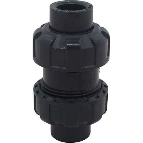 Clapet anti retour a boule 20 25 32 40 50 63mm clapet piscine clapet antiretour anti refoulement pvc vanne soupape anti retour (Diamètre intérieur 32mm) (1/5)