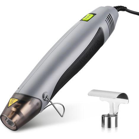 Workpro – Décapeur thermique 200W/400W – Température réglable 300/500℃ – Échauffement rapide 1,5s – Protection de surcharge – Buse anti-brûlure (1/5)