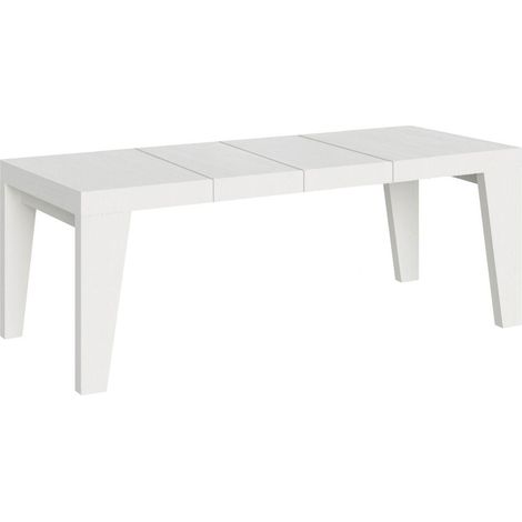 Table Extensible 160/420X90 Cm Naxy Premium Frêne Blanc (1/5)