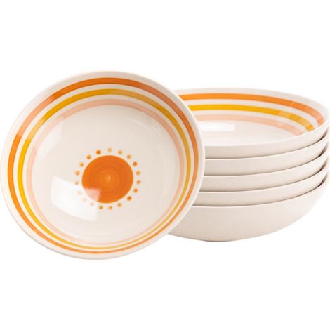 Amadeus - Assiette creuse Almeria 19 cm (lot de 6) (1/3)