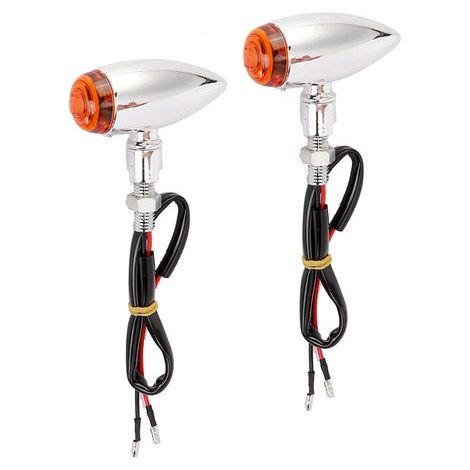 2pcs Motorcycle Bullet Signal Indicator Modification Modification Accessorver (1/5)