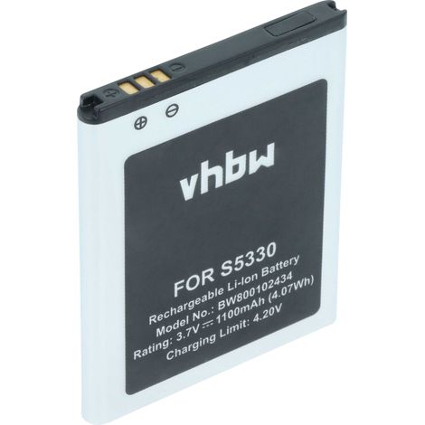 vhbw Akku Ersatz für Samsung EB494353VA, EB494353VU für Handy Smartphone Telefon (1100 mAh, 3,7 V, Li-Ion) (1/5)