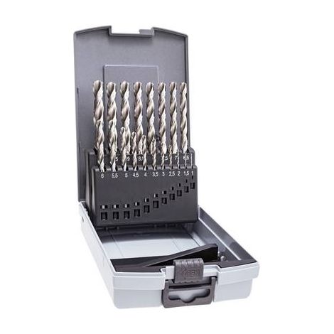 Alpen Bohrer Kassette Pro KP 19 Spiralbohrer 19tlg 1,0-10,0 x 0,5 mm 110319100 (1/3)