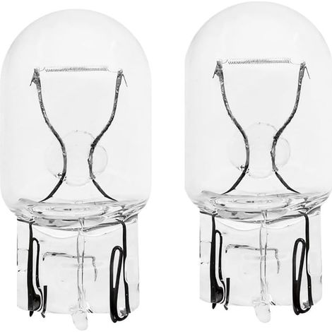 Clear Glass With Single Filament Brake Light Bulb, 12V 21/5W Car Capless Brake Light Bulb, Amber Glass 580 Tail Push Bulb In Car, 1 Pair Brake Light Bulbs