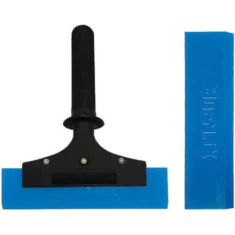 Autoscheiben-Schaber mit blauer, weicher Gummi-Ersatzklinge, Windschutzscheibenreinigungswerkzeug (1/5)