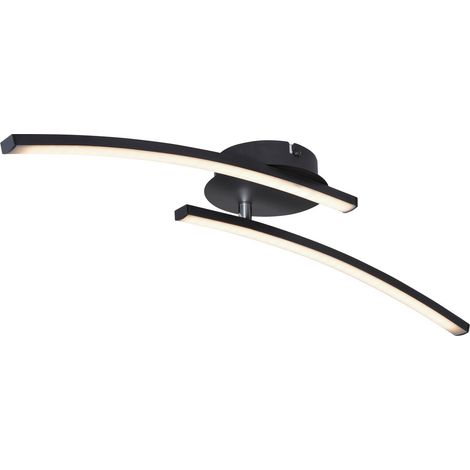Globo - plafonnier - TANSY I - noir - métal - LED - 67129-12 (1/5)