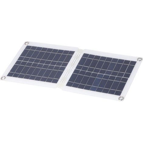 18V 10W polykristallines Solarpanel-Autobatterieladegerät mit zwei USB-Anschlüssen, faltbar für Handy, MP3-Player und MP4-Player (1/5)