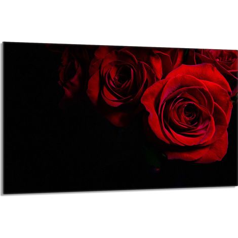 Glasschutzplatte für den Herd 80x52 Rose (1/5)
