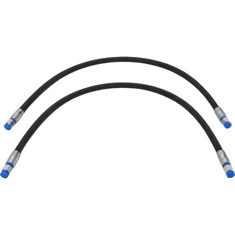 Tubi dell'acceleratore Ausla per escavatori, in gomma, per un controllo idraulico ad alta efficienza, con attacco da 1/4", lunghezza 32", per mini escavatori.