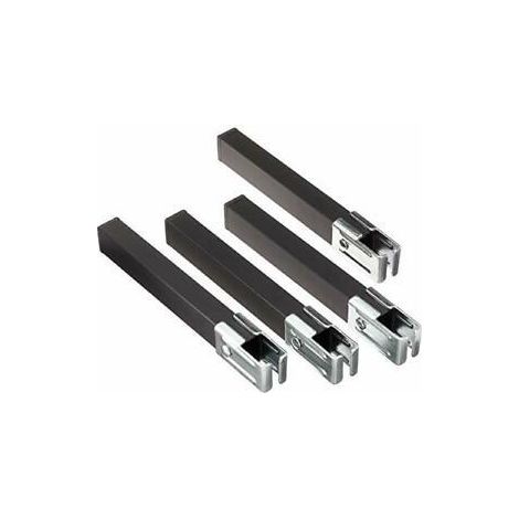 FPLUS juego patas somier 270x40x30 , Juego 4 Patas Somier, Metal, 270 x 40 x 30 mm