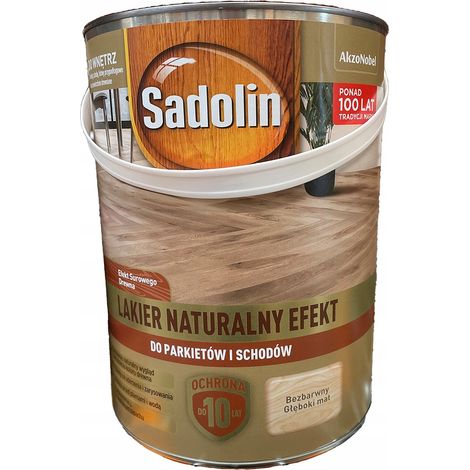 Parquet Sadolin effet vernis naturel, escalier incolore foncé, 1 pièce. (1/4)
