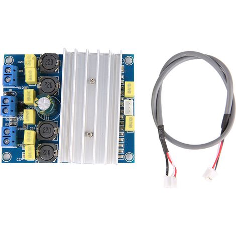 Amplificateur numérique haute puissance 50Wx2/100W TDA7492 avec radiateur (1/5)