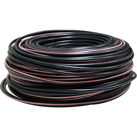 1 Couronne Câble électrique 3G1.5 RO2V Gaine PVC noire Intérieur Extérieur Installation fixe