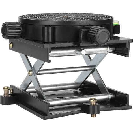 Plateforme élévatrice à rotation à 360°, élévateur à ciseaux extensible de 6,5 cm pour les expériences de travail du bois et de sculpture (1/5)