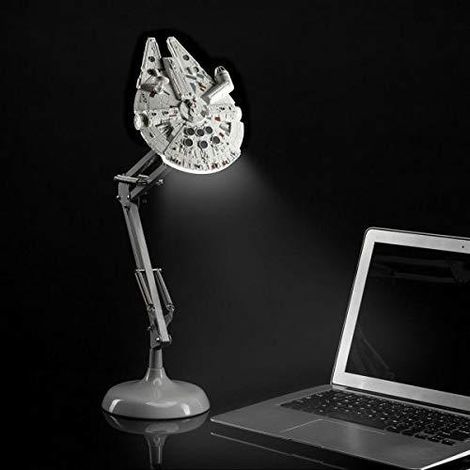 Quant Falcon Millennium lampe de bureau gris articulée USB (1/3)