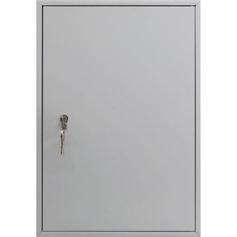 Burg-Wächter Schlüsselkasten abschließbar PZ 6850 - Schlüsselschrank mit 200 Haken, Stahl lichtgrau