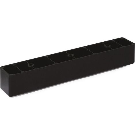 Q&Q pata plástico maya 300x35 h35 negra , La pata plástica Maya es ideal para sofás y muebles, fabricada en plástico resistente, con un acabado en color negr