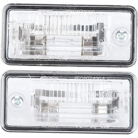 Feux de plaque d'immatriculation arrière pour Audi A3/A4/A5/A6/A8/Q7/RS4 Lot de 2 Référence 8E0807430A & 8E0807430B (1/5)