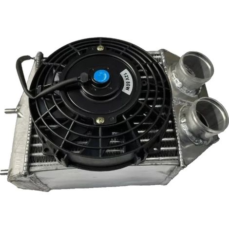 Intercooler de 5 pulgadas, aluminio, 3,5 kg, capacidad de refrigeración mejorada, compatible con Renault Super 5 R5 GT Turbo (1985-1991). (1/2)