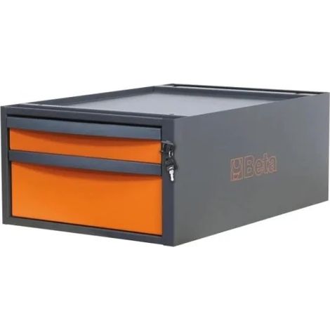 Beta C58CS/O 2C Cassettiera per banchi componibili C58BC con 2 cassetti (1/3)