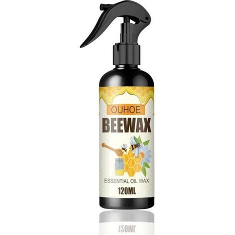 Spray à Cire d'Abeille - Cire D'Abeille - Entretien Bois - Brillant - Intérieur - Protection (1/4)