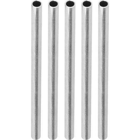 5 Pièces Tubes Aluminium Creux Ronds, Pièces de Support Robot, 200mm, Réf. 6100-0810-0200
