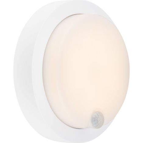Battery LED Outdoor Wall Light,Sensor,White,LED/4W