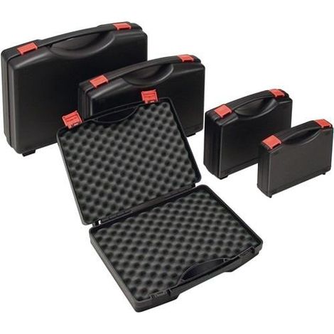 WAG Kunststoffkoffer L450xB360xH140 mm PP 1 Griff - TEKNO 2019 SCHW/ROT