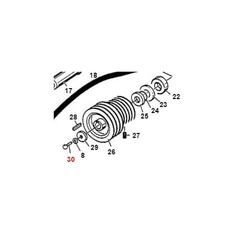 Schraube TE M10x25 UNI5739 TURBO1 TURBO2 ORIGINAL GIANNI FERRARI 00.92.06.1060