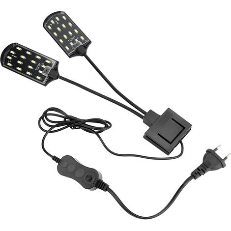 Lampe LED pour aquarium, 10 W, pince réglable, haute luminosité, pour poissons et plantes aquatiques, 220 V-AquaForge (1/5)