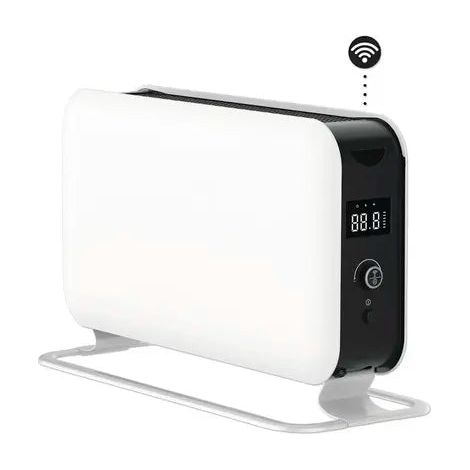 [NEUWERTIG] B-Ware Mill Konvektor Heizgerät Heizofen Wifi Elektroheizung 1500 W Weiß 62x385cm Innen