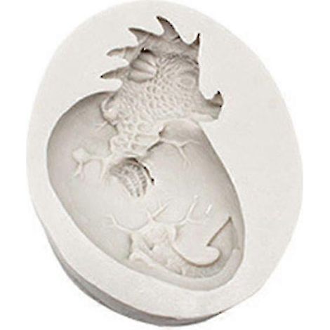 Ostern Dinosaurier Ei Fondant Silikon Form Diy Backen Schokolade Harz Schmuck Form (1/2)