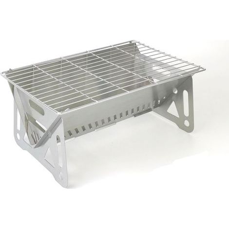 Small foldable portable barbecue, removable camping barbecue - Suitable for outdoor use, garden, parties - (28 x 18 x 13) (1/5)