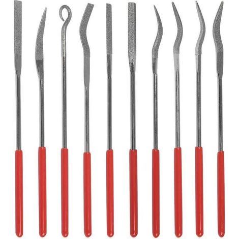 Lime de meulage 10 pièces Diamond File Set (1/4)