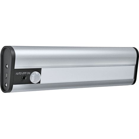 OSRAM Luminaire de base argenté, 20 cm x 5 cm, 4000 K, LED à installation permanente, 69 lm, durée de vie de 25 000 h, aluminium, IP20, 5 V, 1 W (1/4)