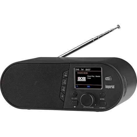 Radio Dab+ avec Bluetooth (écran Couleur, Bluetooth 5.1, USB, Alimentation Secteur, Fonctionnement avec Batterie Externe Possible) - Noir (1/5)