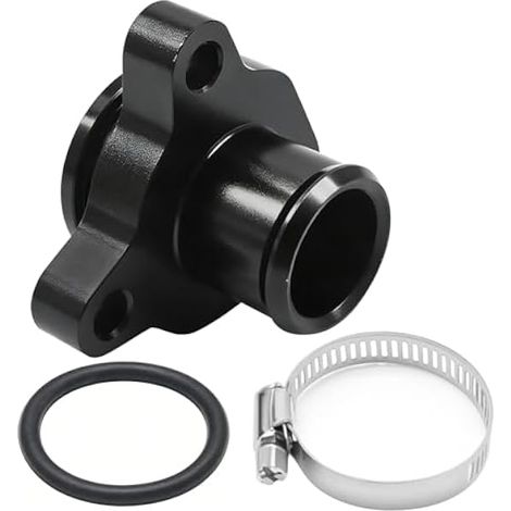 Raccord de tuyau d'eau de voiture noir avec collier de serrage de rechange pour BMW 335i 135i 528i 530i 530xi 335i xDrive avec collier de serrage 11537541992 (1/5)
