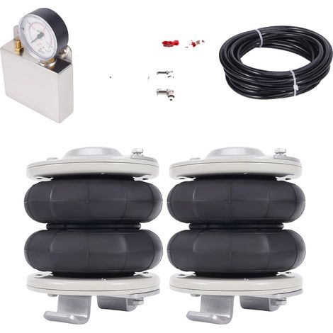 Kit de suspensión neumática, caucho de alta calidad, 35 cm x 25 cm x 15 cm, compatible con Citroën Relay 1994-2024, capacidad de carga máxima: 4000 kg, estabilidad mejorada (1/5)