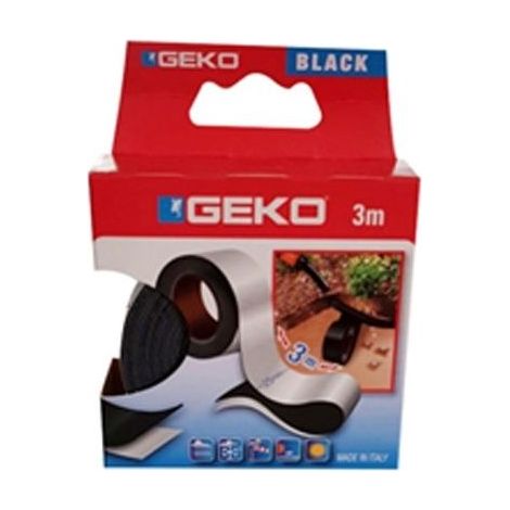 NASTRO AUTOAGGLOMERANTE IN SILICONE GEKO - NERO MM 25 ML 3 SP MM 0,75 - 4 pezzi