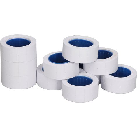 3er-Pack Preisschilder (insgesamt 15.000 Stück), einreihig, 21 x 12 mm Streifen, für M5500 MX5500, Weiß (1/5)